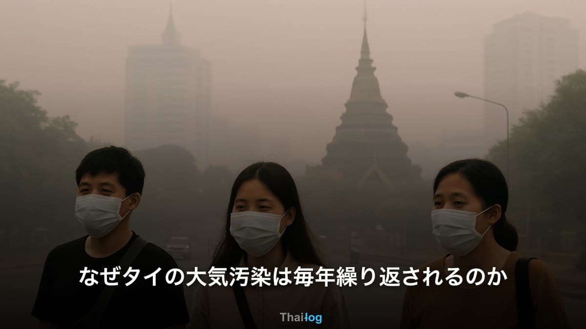 なぜタイの大気汚染は毎年繰り返されるのか — バンコクとチェンマイ、それぞれの原因